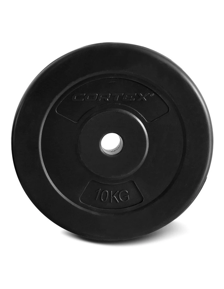 10KG EnduraShell Weight Plate 25mm Set of 2 in Black