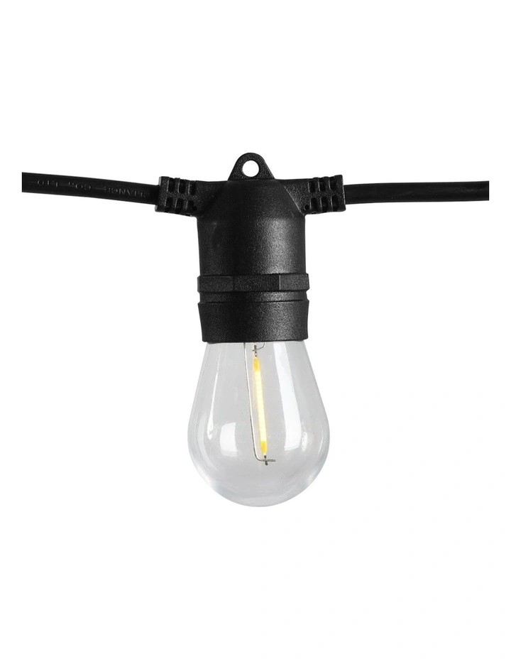 Solar LED Festoon Waterproof String Garden Lights 17m