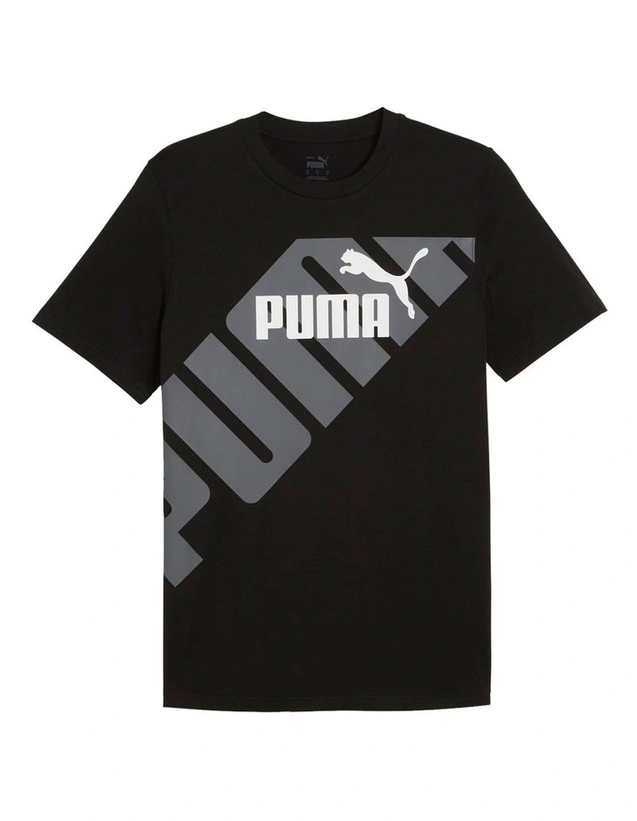 Power Graphic Tee in Black