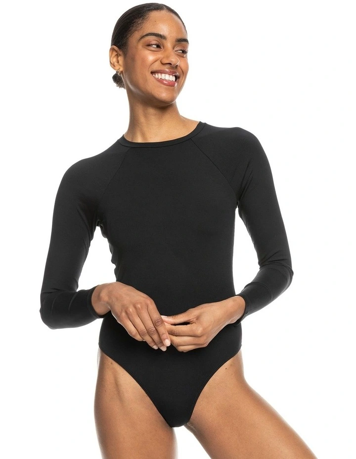 Pro The Overhead Long Sleeve One Piece Swimsuit in Anthracite