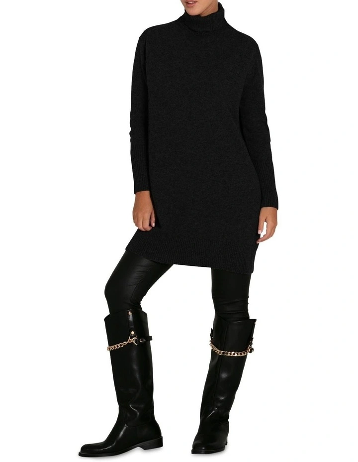 Nothing Compares Knit Dress in Black