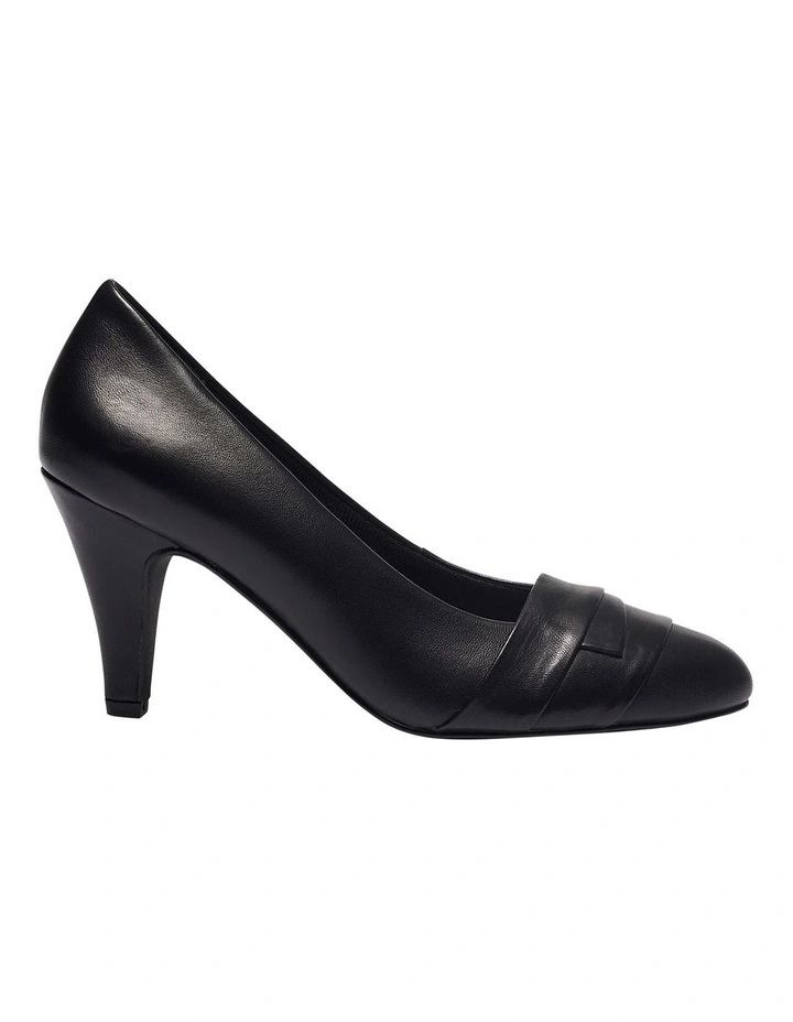 Matilda Black Glove Heeled Shoes