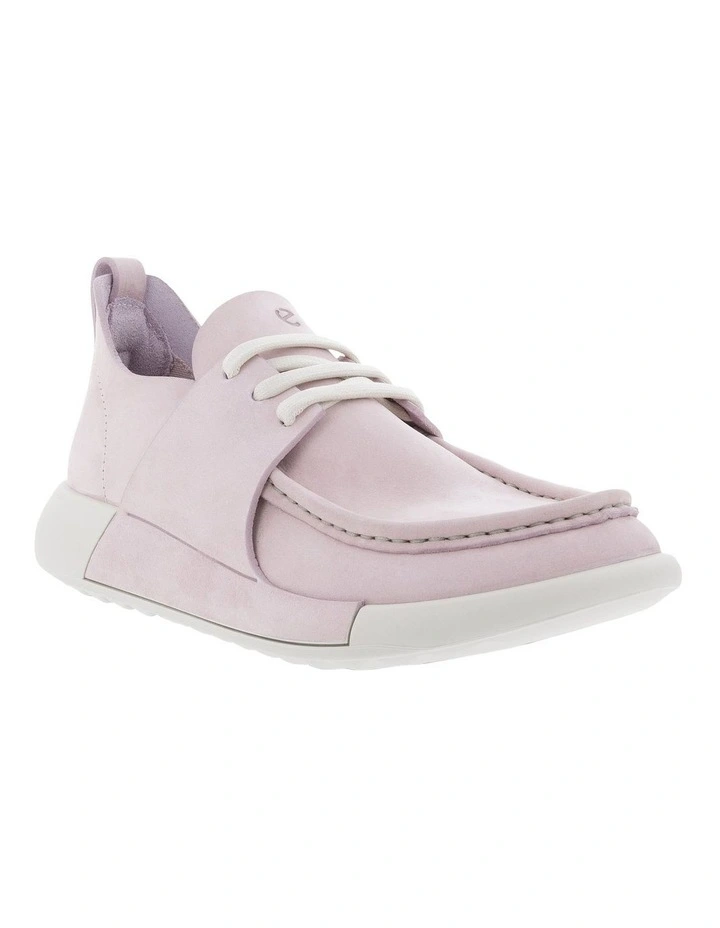 Cozmo Leather Lace Up Shoe in Pink