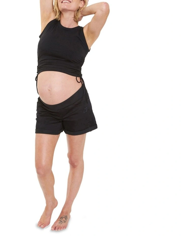 Baxter Boyfriend Short in Black