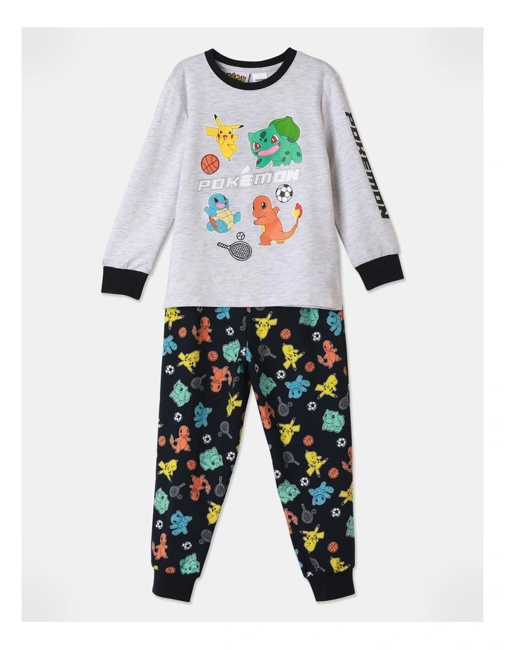 Pyjama Set in Grey Marle