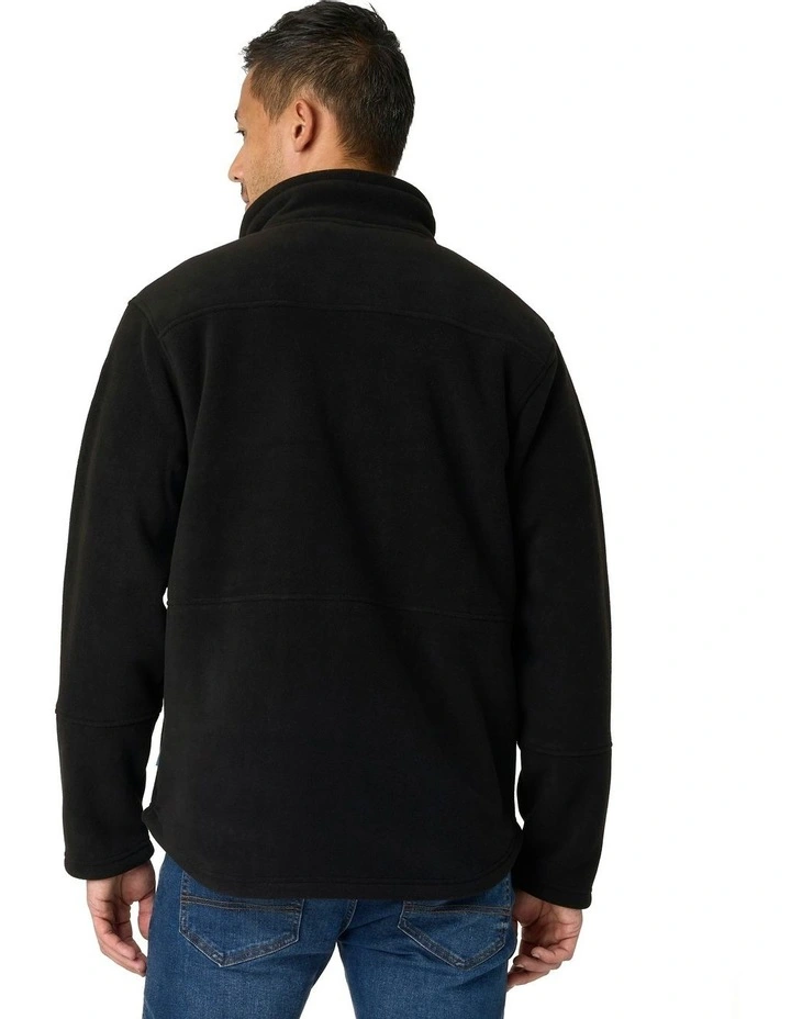 Lumber Fleece Jacket in Black