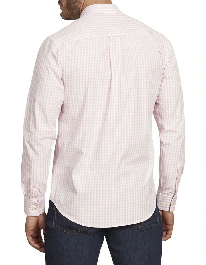 Signature Gingham Long Sleeve Shirt Pink