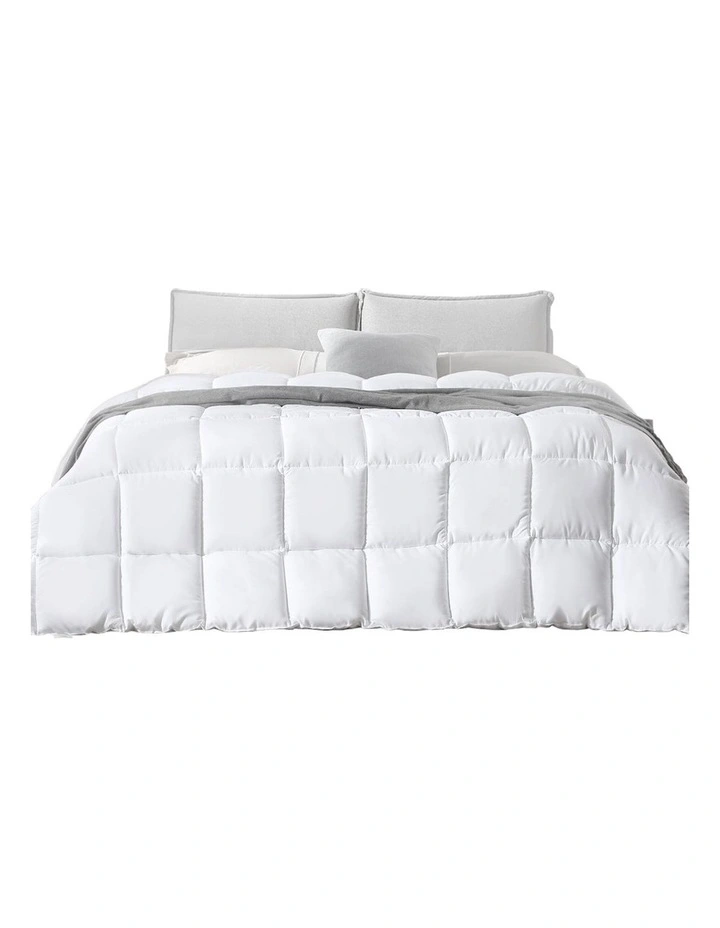 200GSM All Season Bamboo Winter Summer Quilt Duvet Doona Soft Super King in White