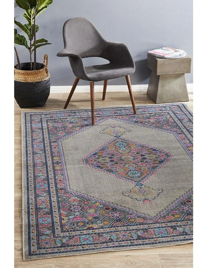 Eternal Whisper Diamond Grey Rug
