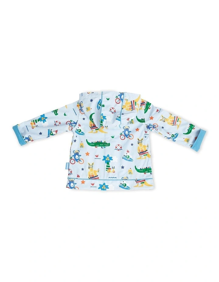 Kanga Crew 3-4 Raincoat Blue