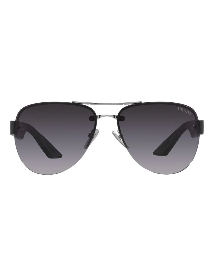 PS 55YS Sunglasses in Silver