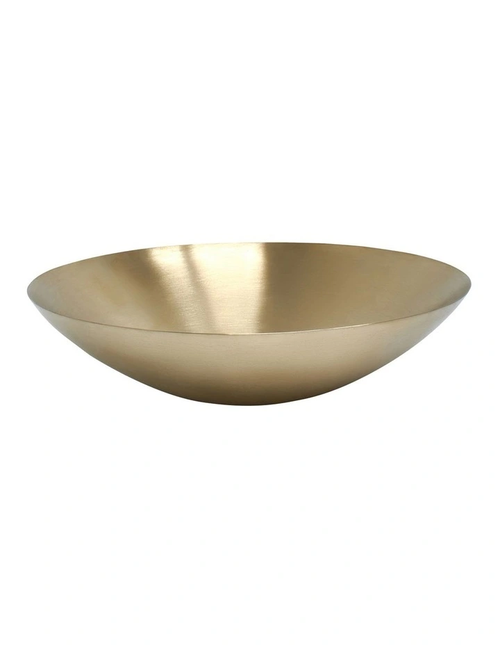 Novaro Bowl 28x6cm in Gold