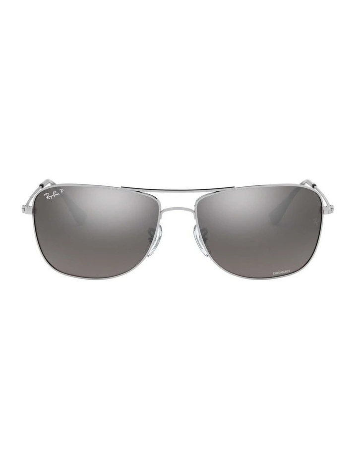RB3543 Chromance Silver Polarised Sunglasses