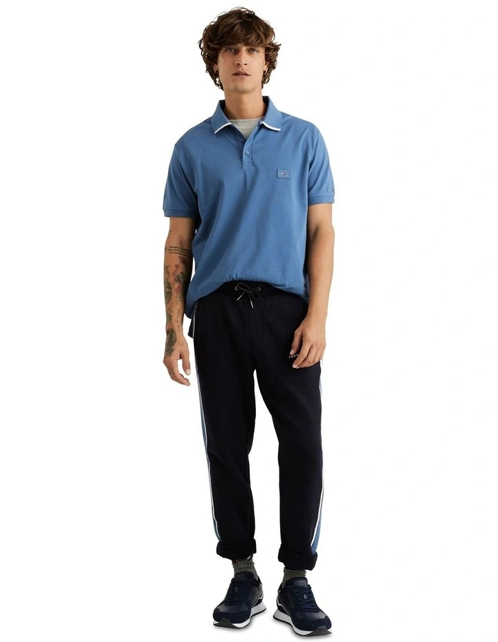Tipped Regular fit Polo in Blue