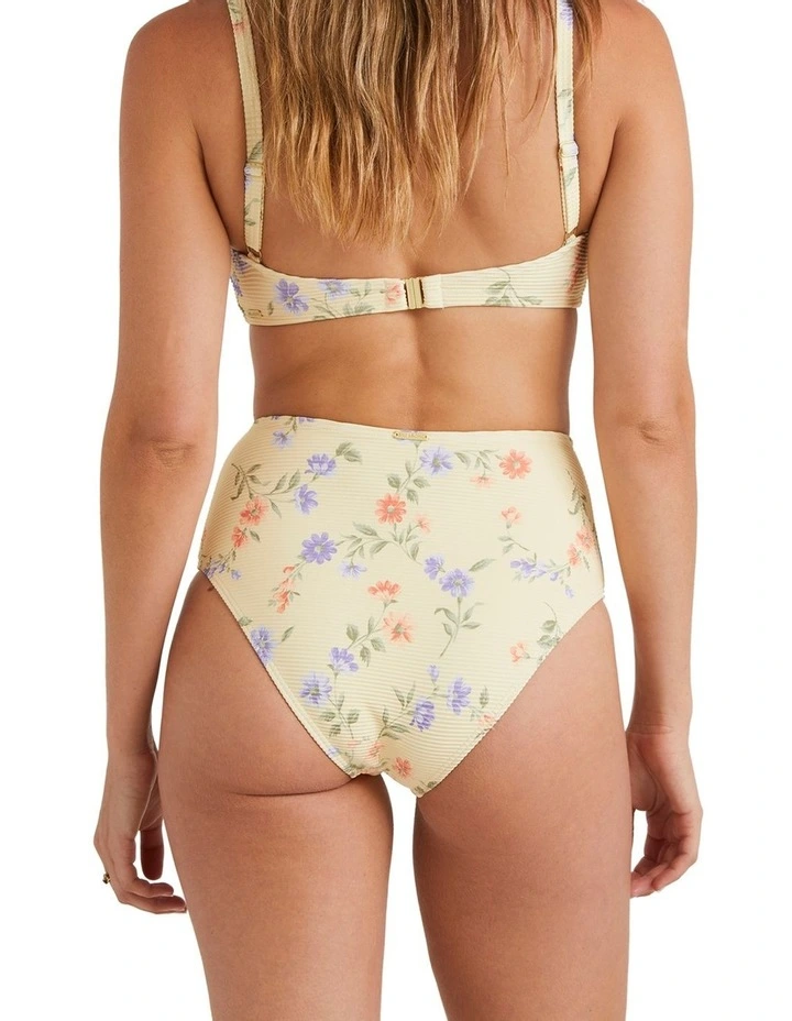 Kismet Hi Retro Bikini Bottom in Yellow