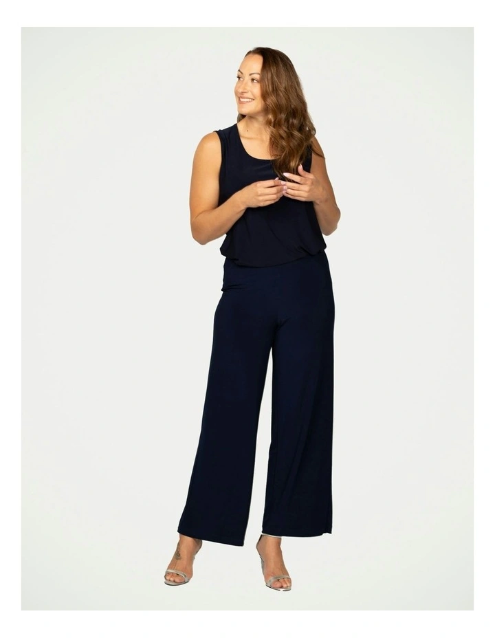 Hush Palazzo Wide Leg Pant in Blue