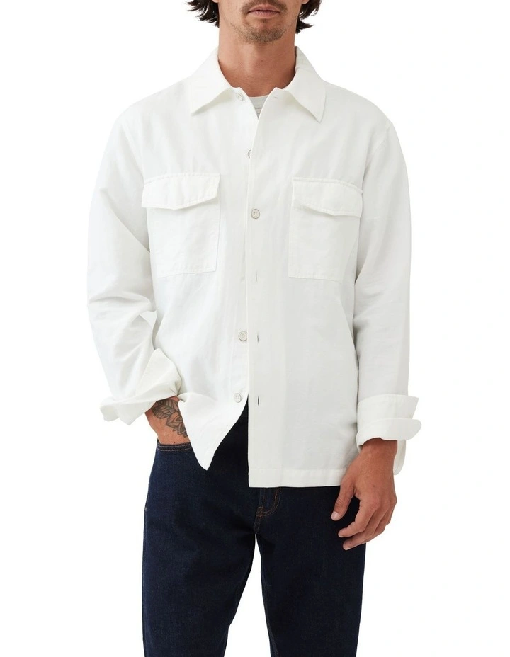 Riverton Shirt in Ecru