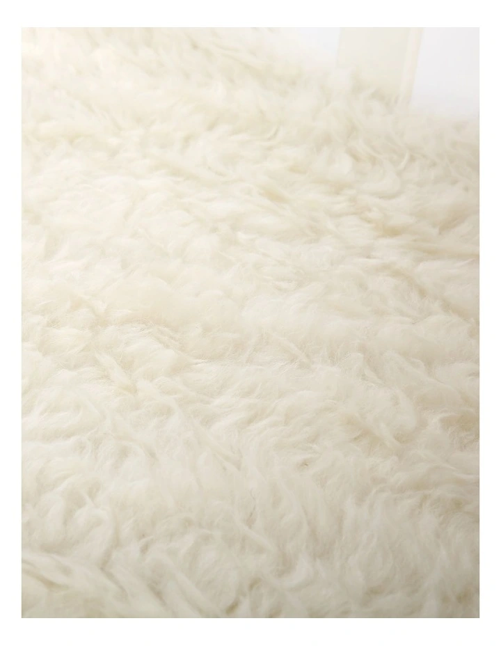 Underlay Cot Standard Washable Wool in White