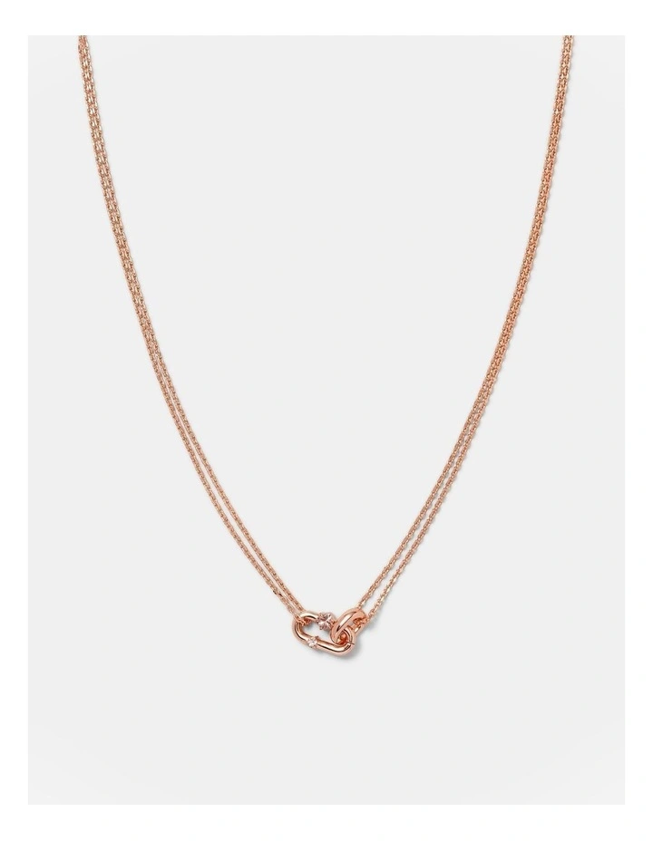 Found Link Pendant Necklace in Rose Gold