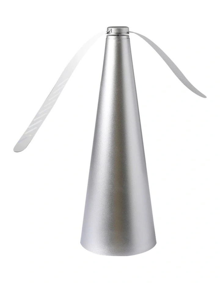 Fly Repellent Fan in Silver