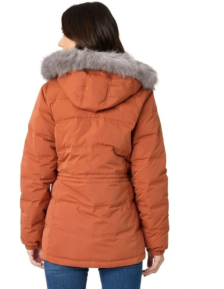 Elara Urban Puffer Jacket in Cinnamon