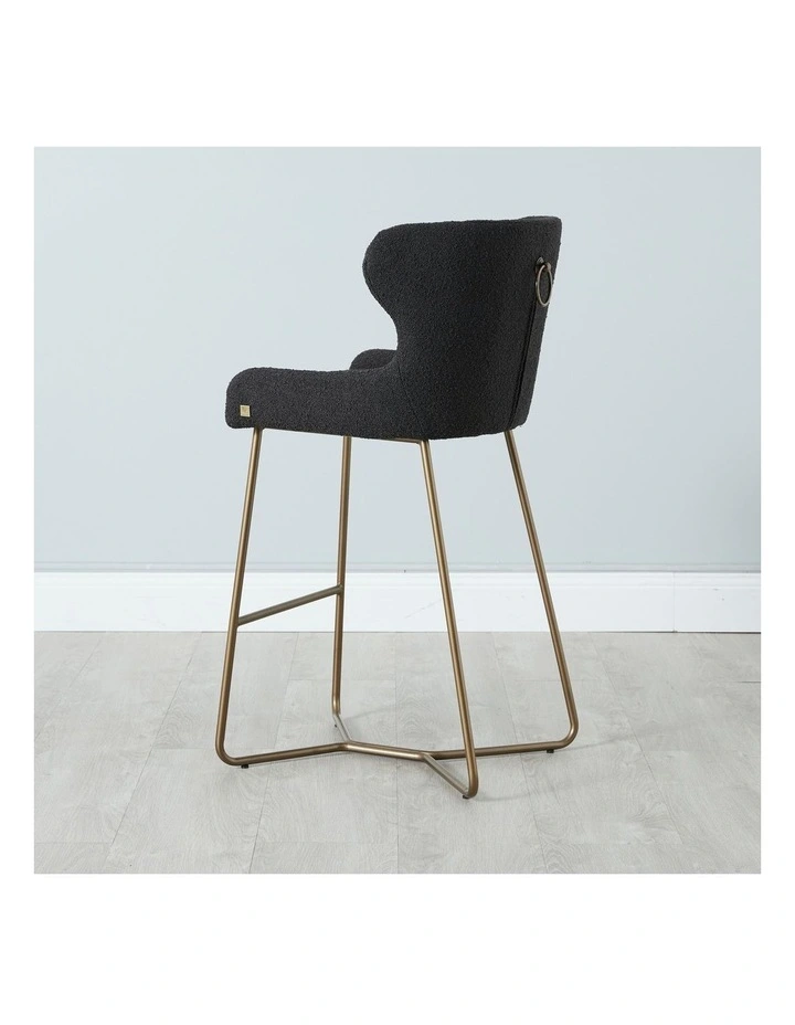 Quinn Bar Stool in Charcoal