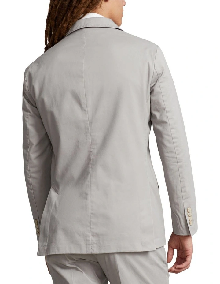 Polo Stretch Chino Suit Jacket in Grey