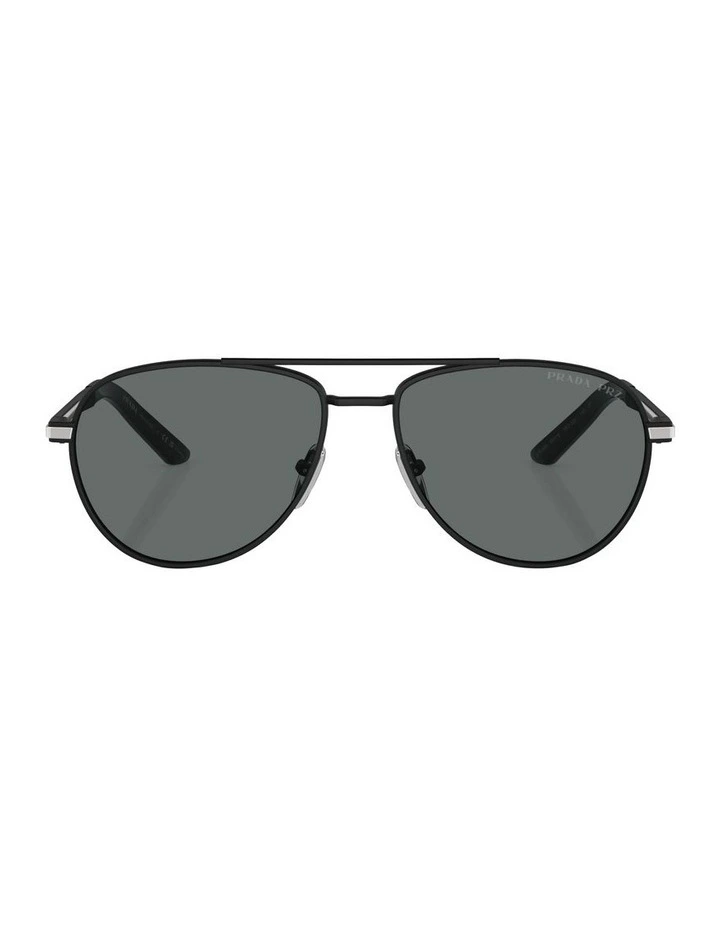 Polarised PR A54S Sunglasses in Black