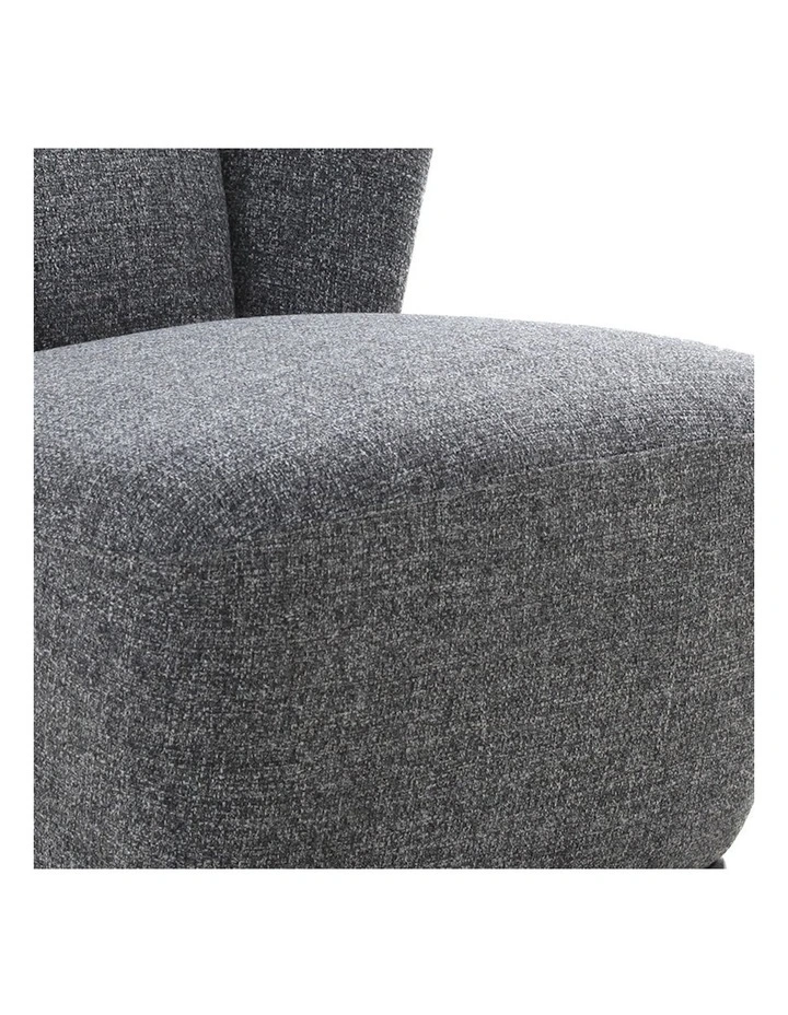 Astrid Single Seater Sofa in Grey