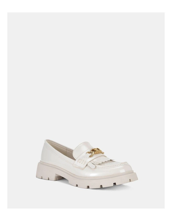 Estie Loafers in Cream Patent