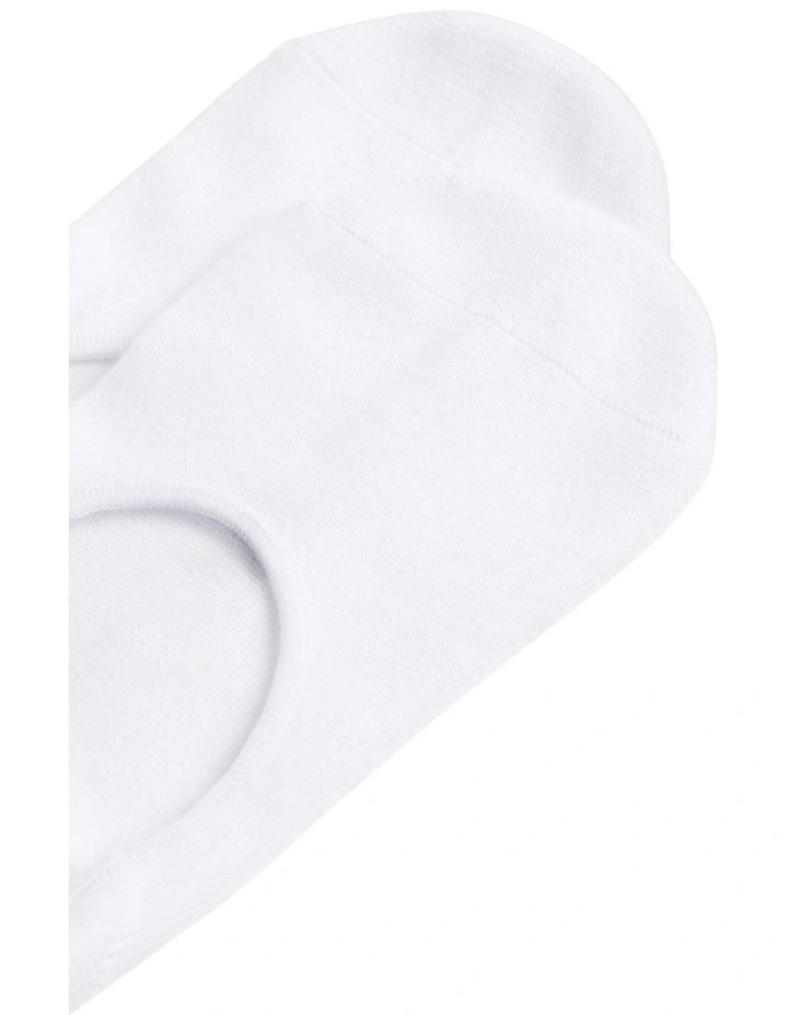 No Show Sock in White