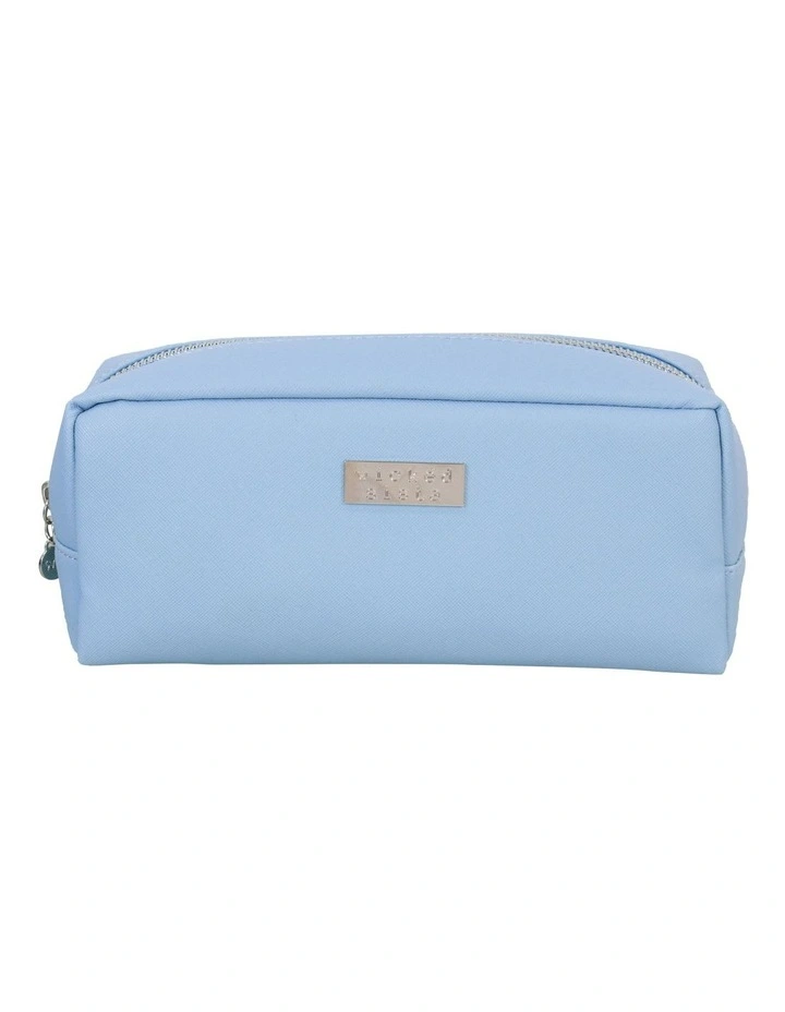 Premium Rectangular Cosmetic Bag in Sky Blue