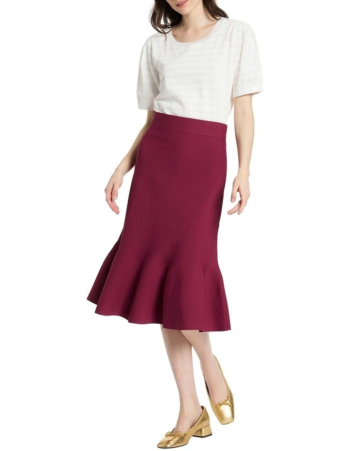 Calabasas Knit Skirt in Malibu