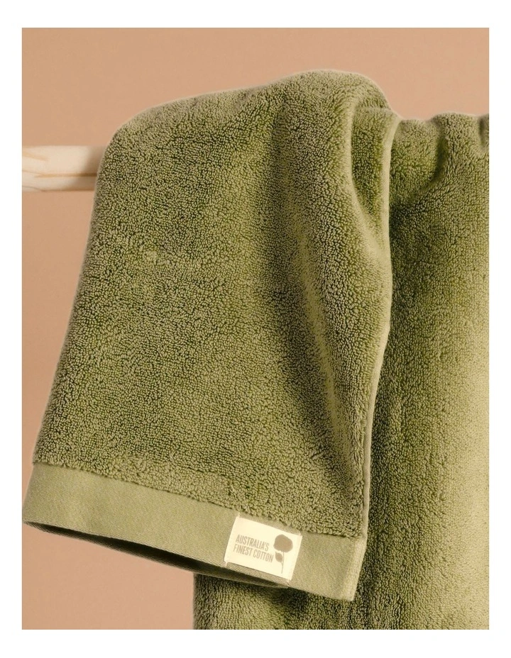 Australian Cotton Towel Range in Shrub