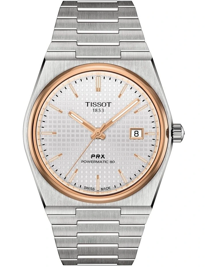 PRX Powermatic 80 T1374072103100 Automatic Watch in Silver