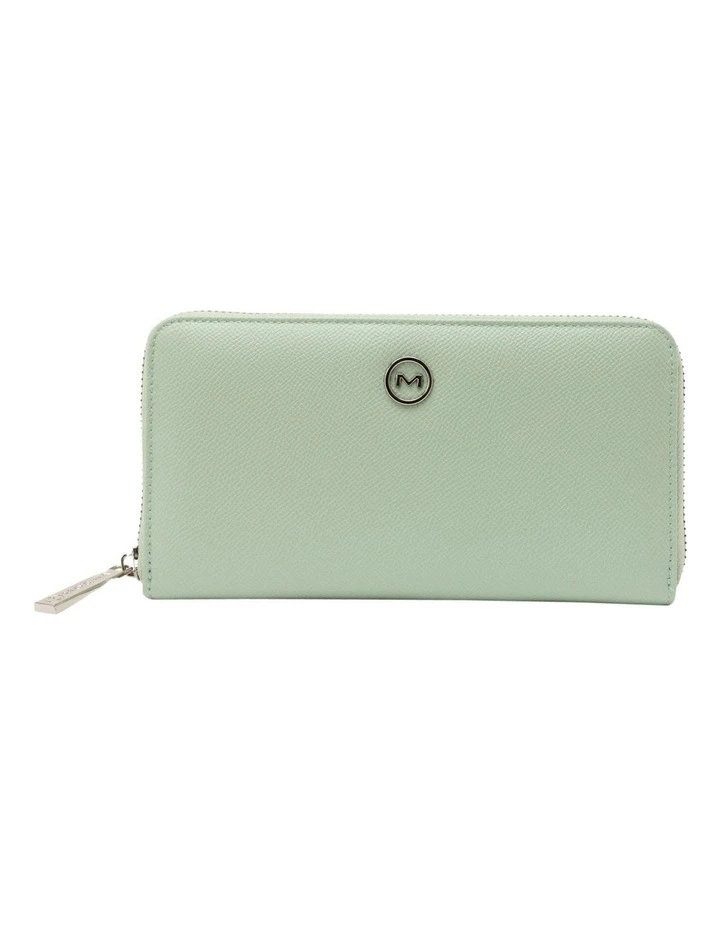 Charlotte Long Wallet in Mint