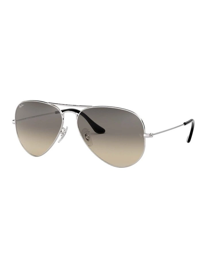 Aviator Gradient Silver RB3025 Sunglasses