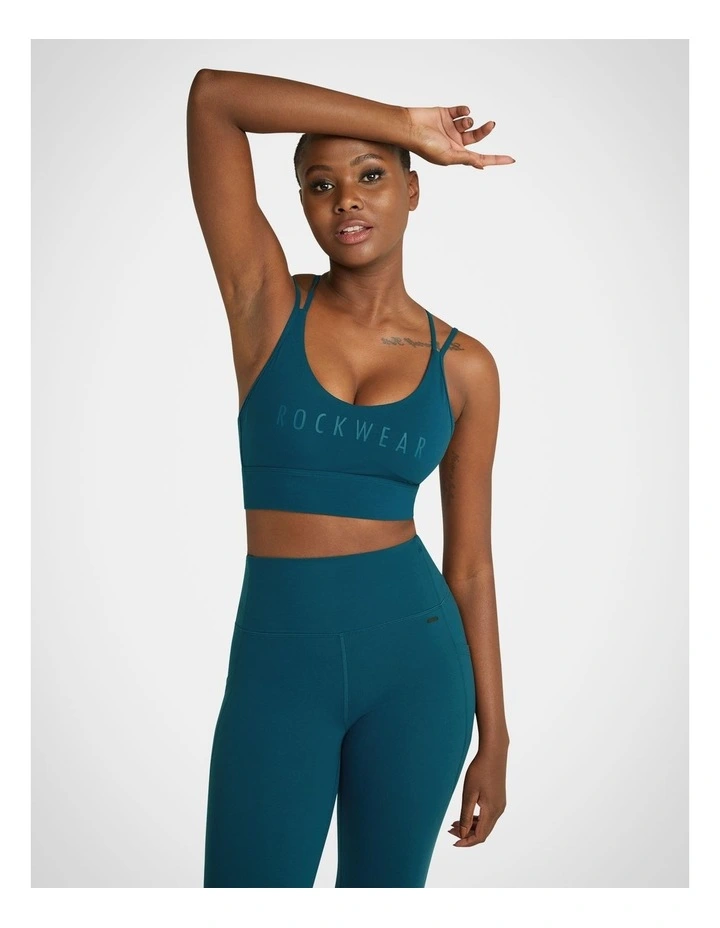 Veda Low Impact Sports Bra in Sea Blue