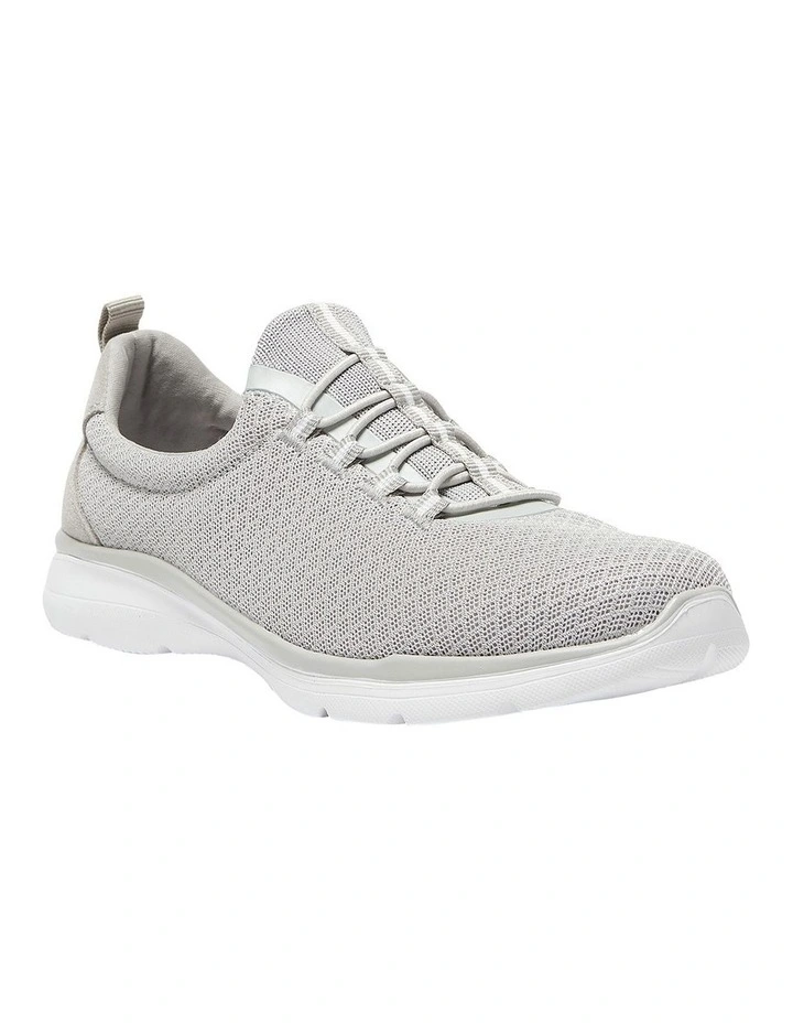 Quattro Sneakers in Light Grey Knit