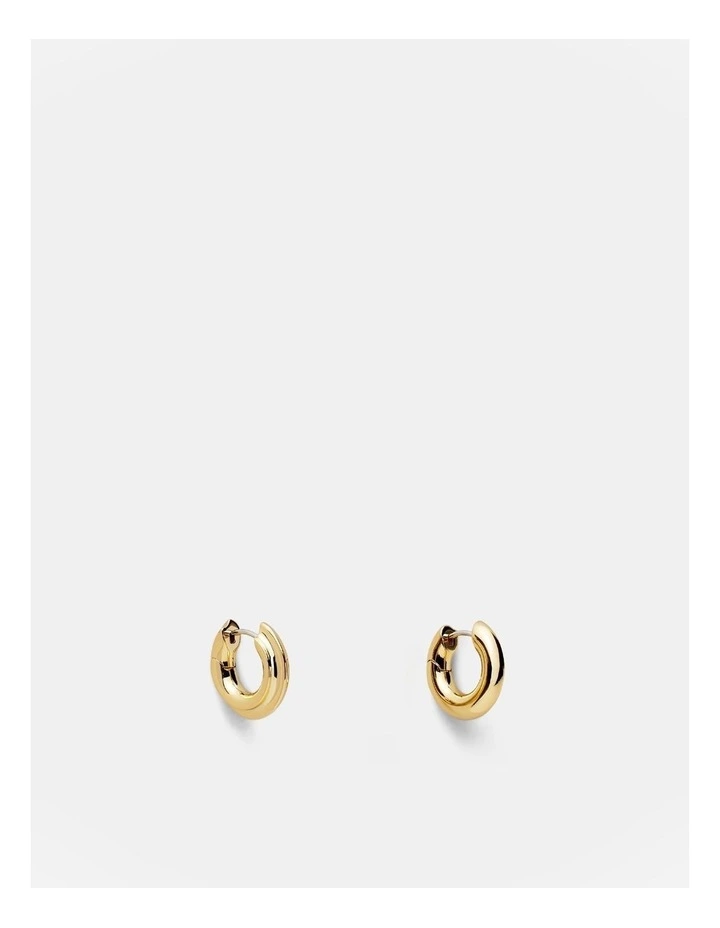 Lets Groove Hoop Earrings in Gold