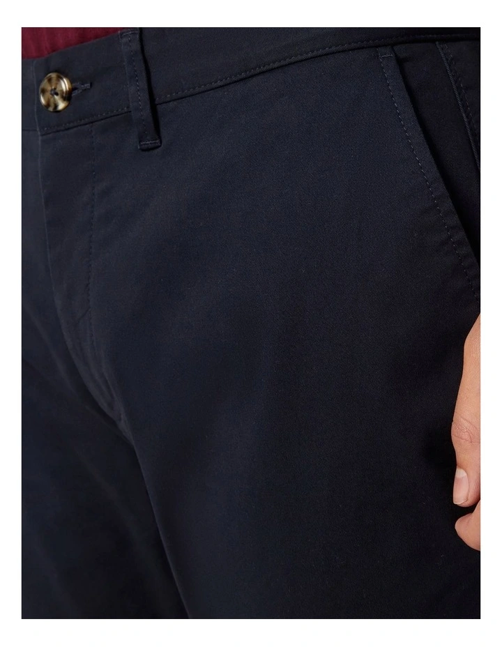 Slim Stretch Cotton Chino in Dark Navy