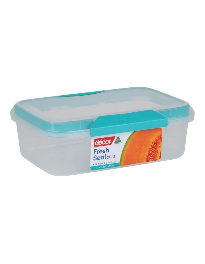 2L Fresh Oblong Seal Clips/Teal