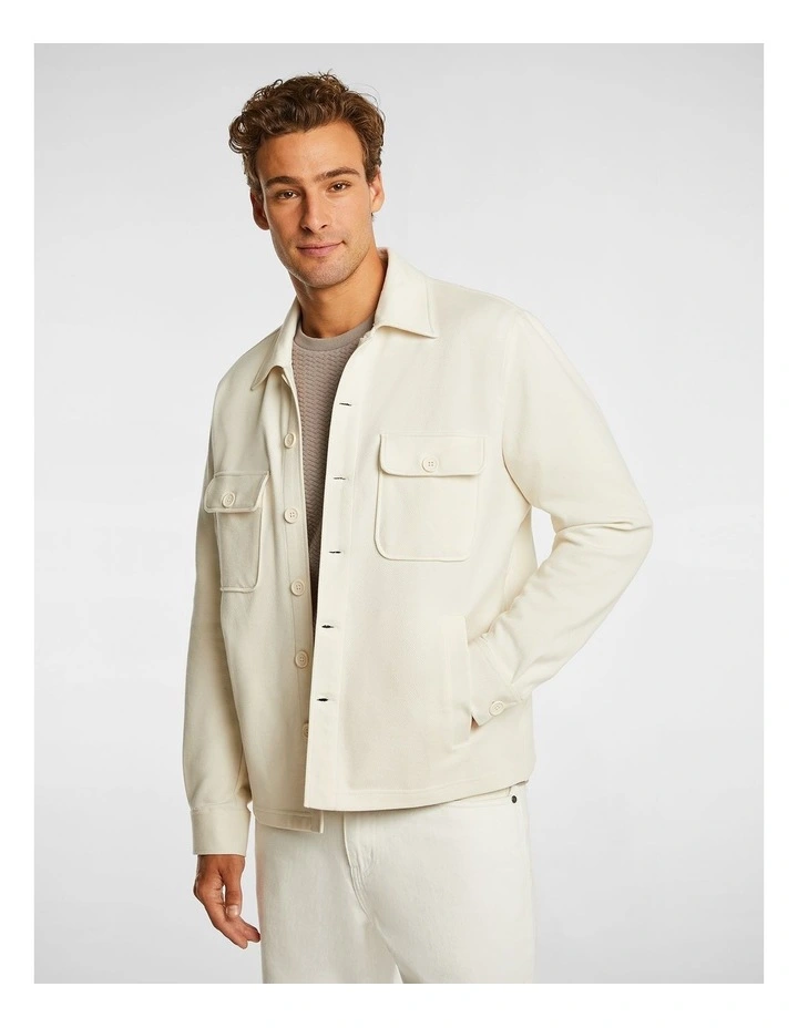 Henri Shacket in Off White