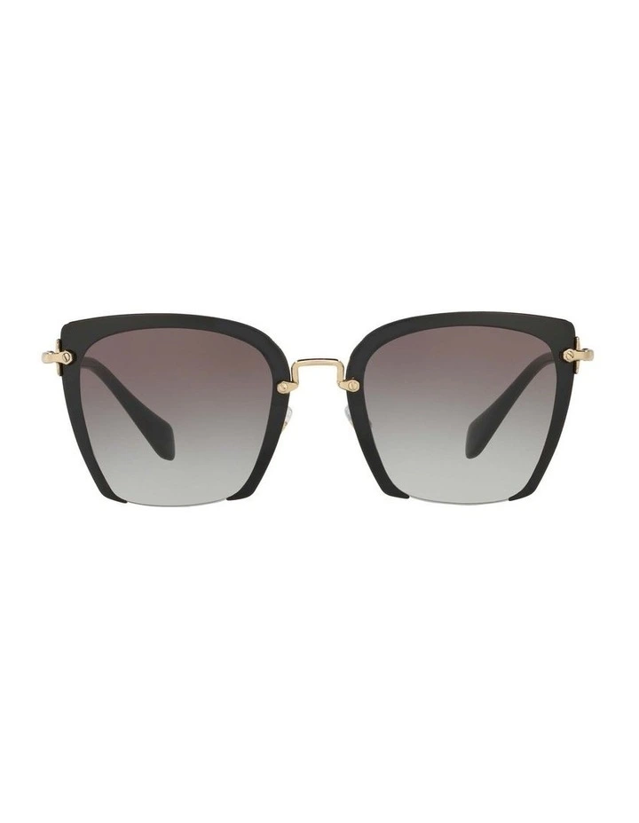 MU 52RS Core Collection Black Sunglasses