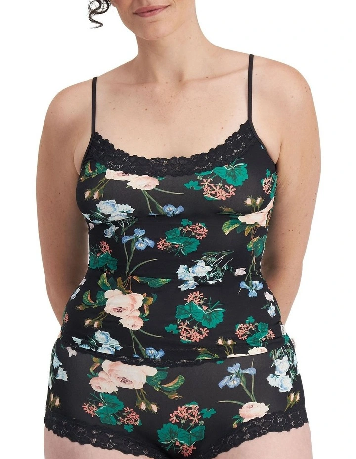 Parisienne Print Cami in Winter's Bouquet