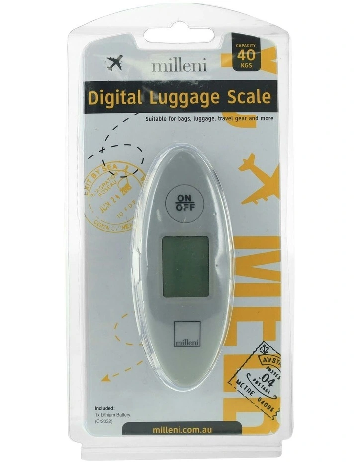 Travel Digital Luggage Scale in Grey
