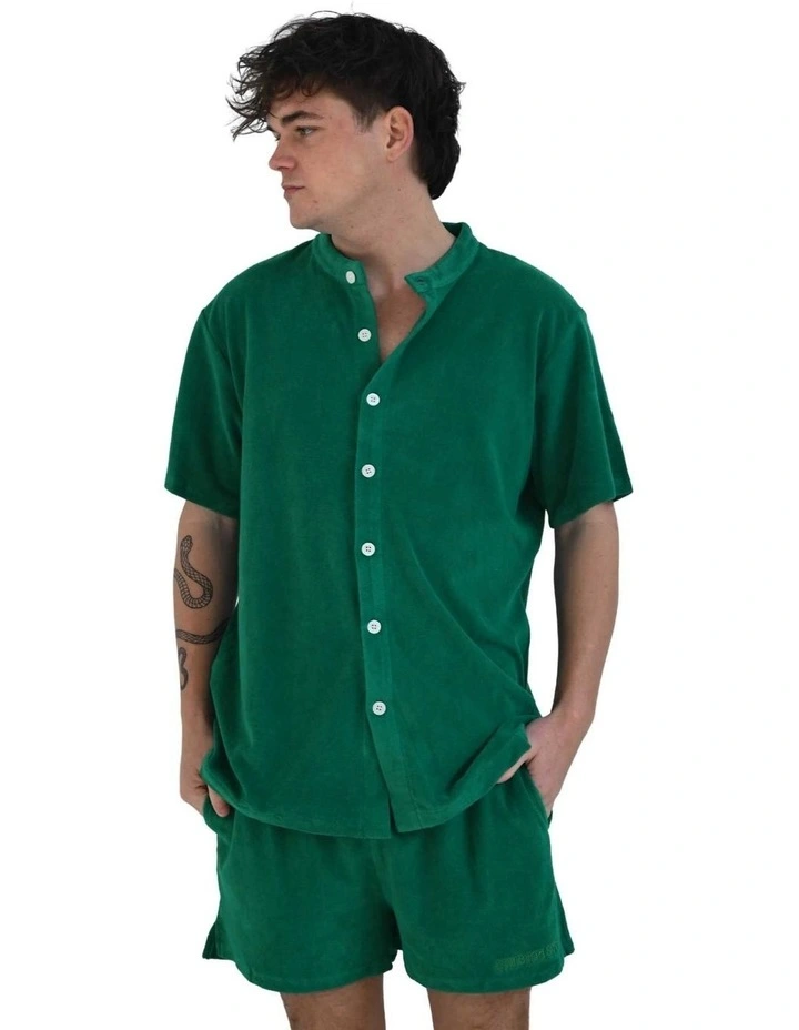 Organic Cotton Shorts in Green