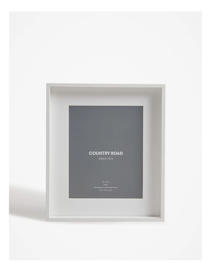 Adler Certificate Frame in White