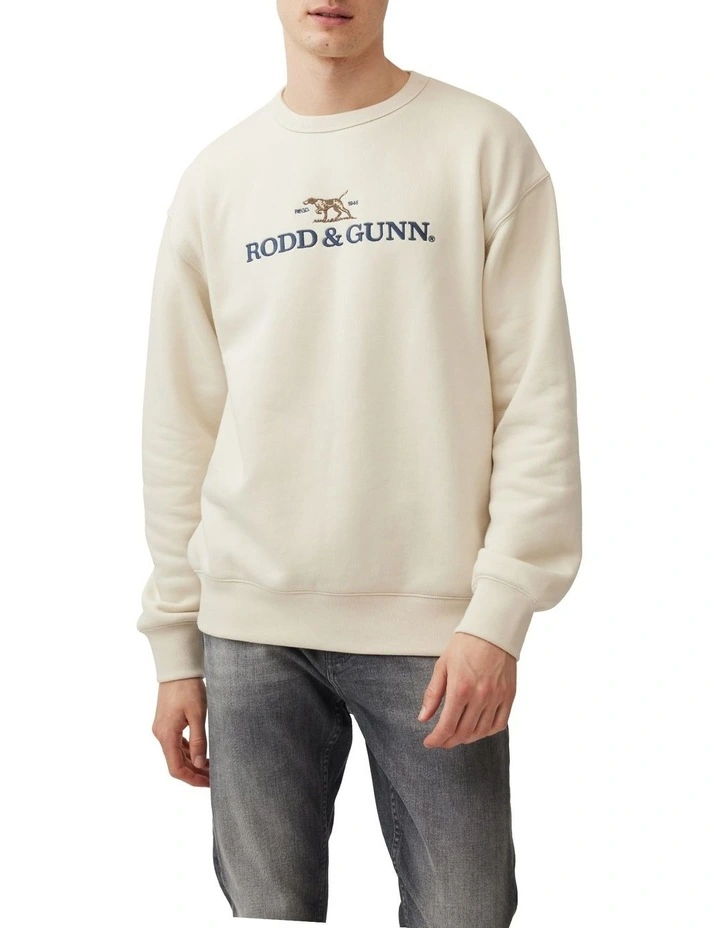 Gunn Logo Sweat in Sand