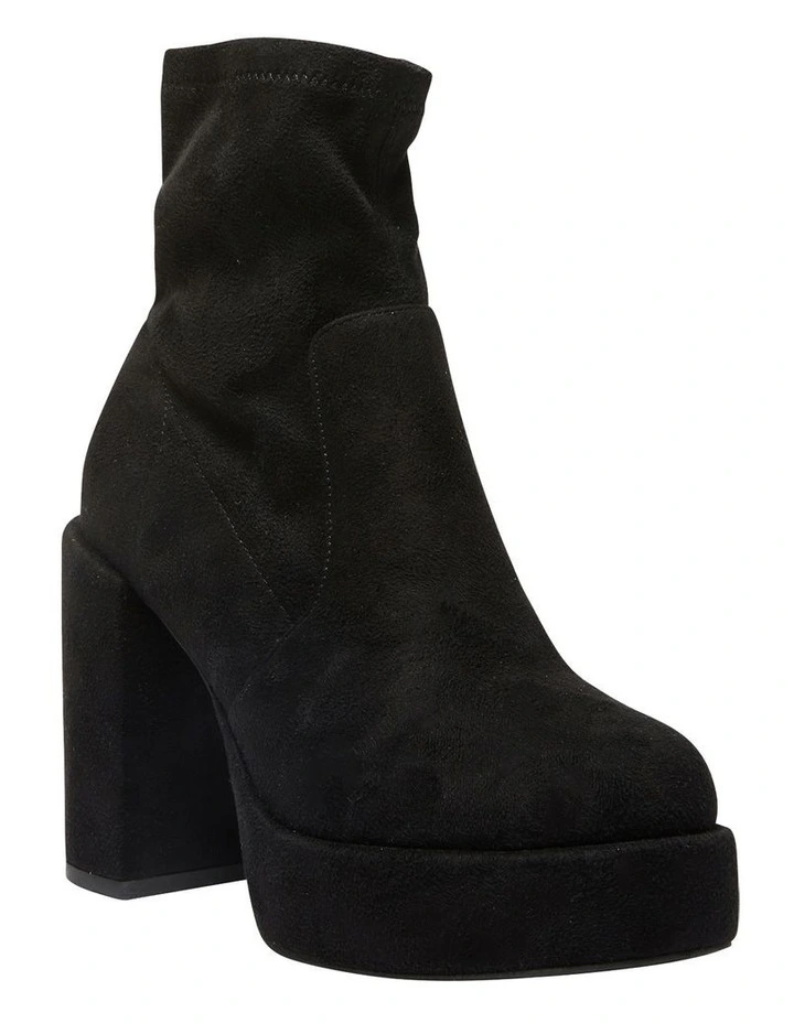 Baker Suede Boots in Black